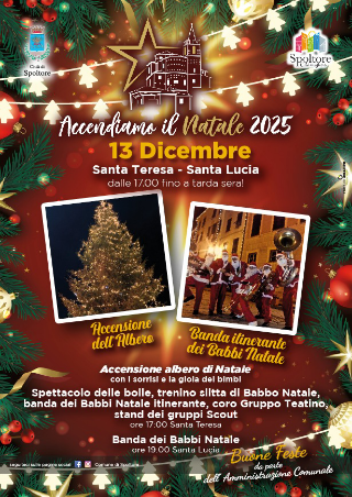 A Spoltore continua la magia del Natale, stasera c’è la banda itinerante